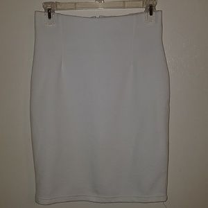 Forever 21 white pencil skirt
